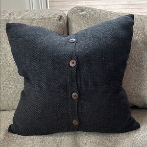 West Elm | Black Pillow Cover | 19x19